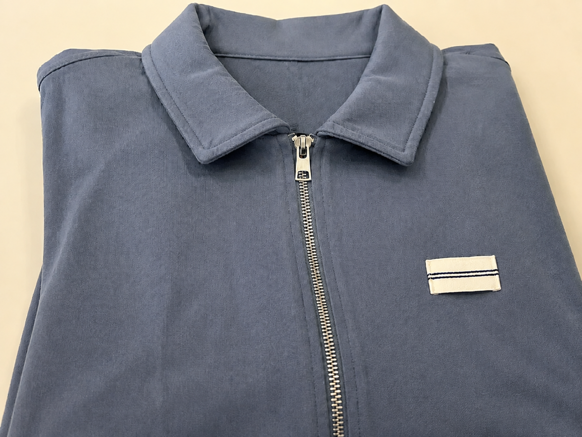 Concept example of the same apparel listing with cleaner fabric edges after enhancement